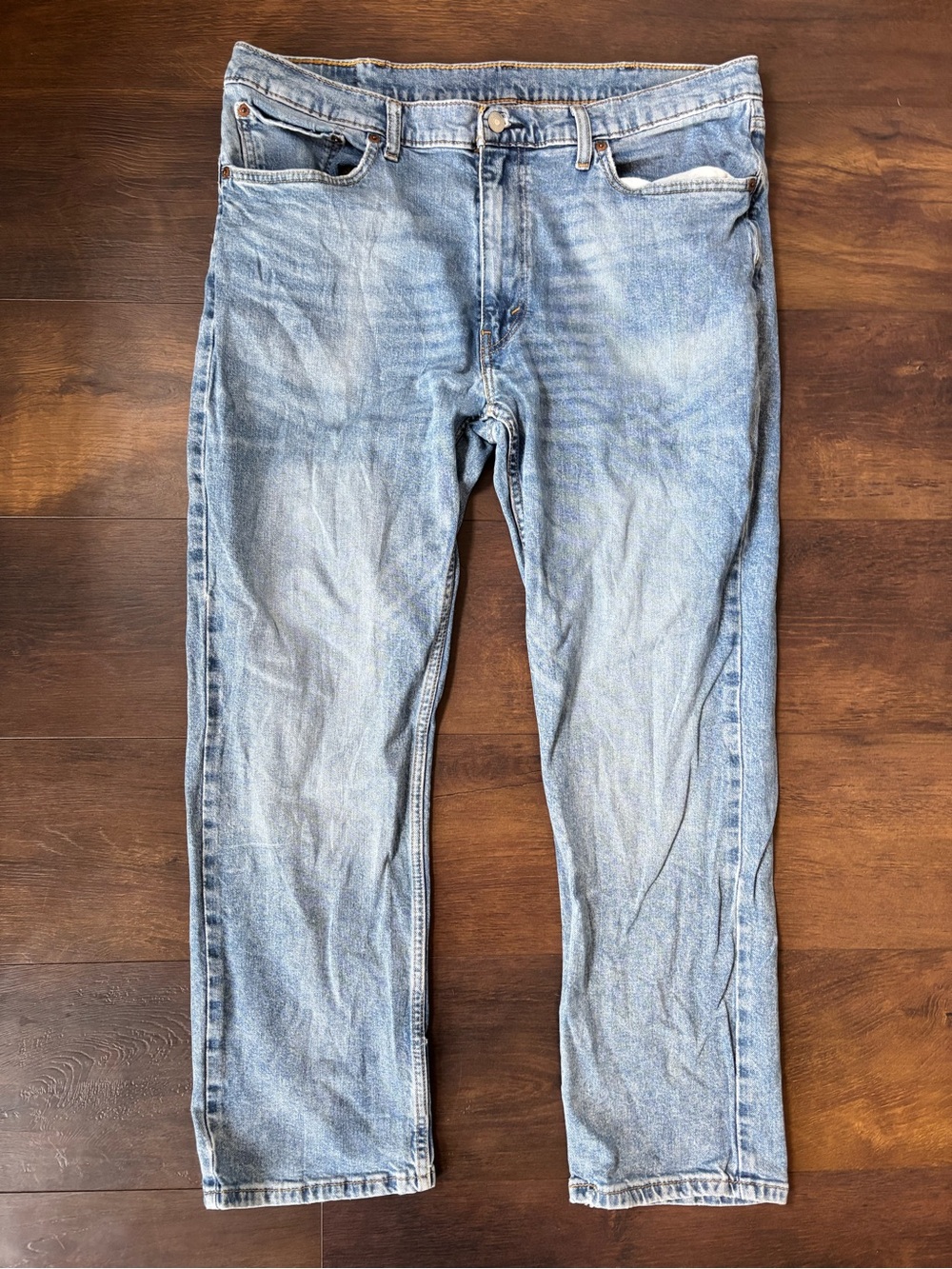 Levi’s‎ Men’s Light Wash Straight Leg Jeans Size 38x28 Measured